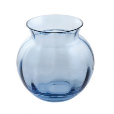 Dartington Crystal Florabundance Anemone Vase - Ink Blue Dartington Crystal Florabundance Anemone Vase - Ink Blue