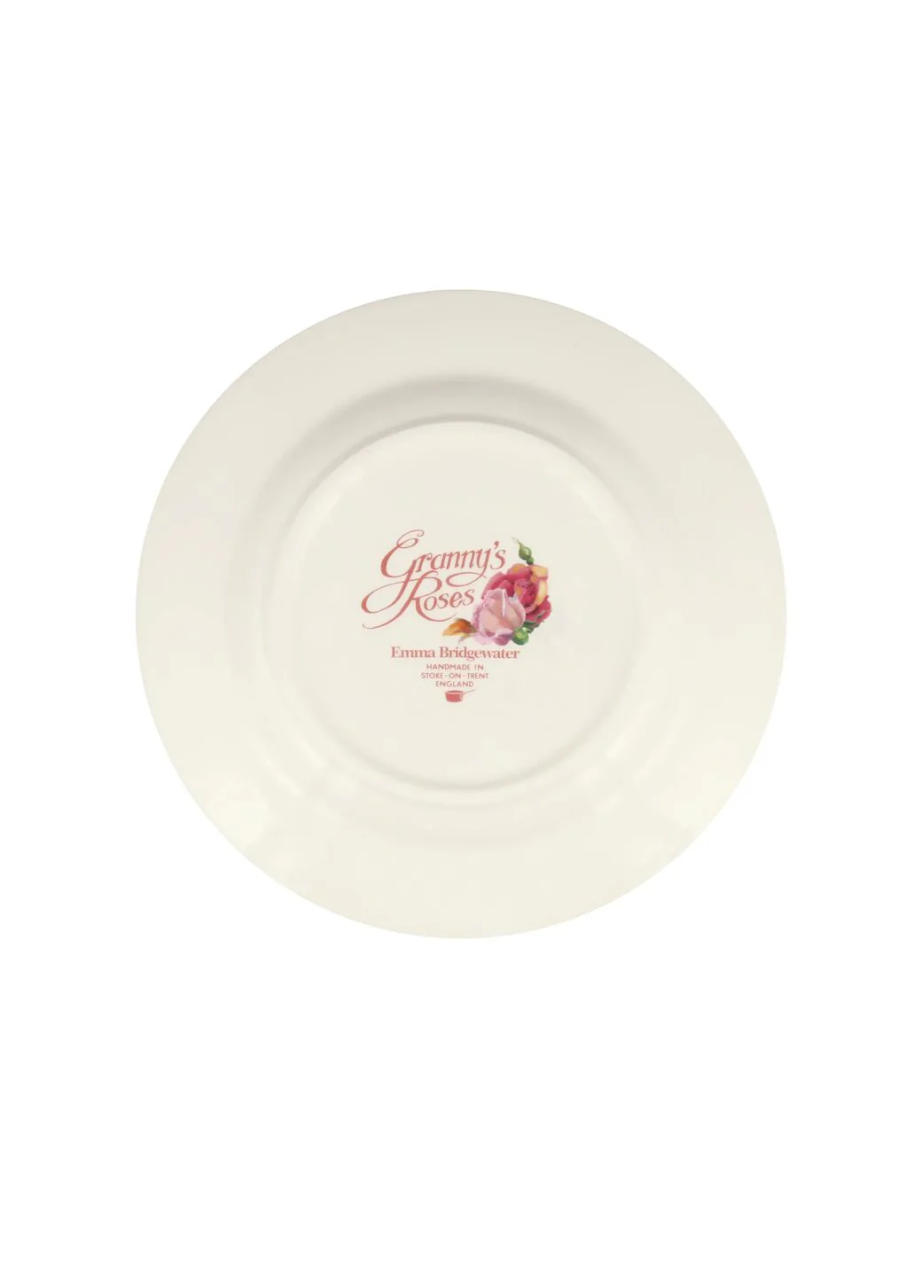 Emma Bridgewater Granny's Roses Medium Dinner Plate 8.5 Inch