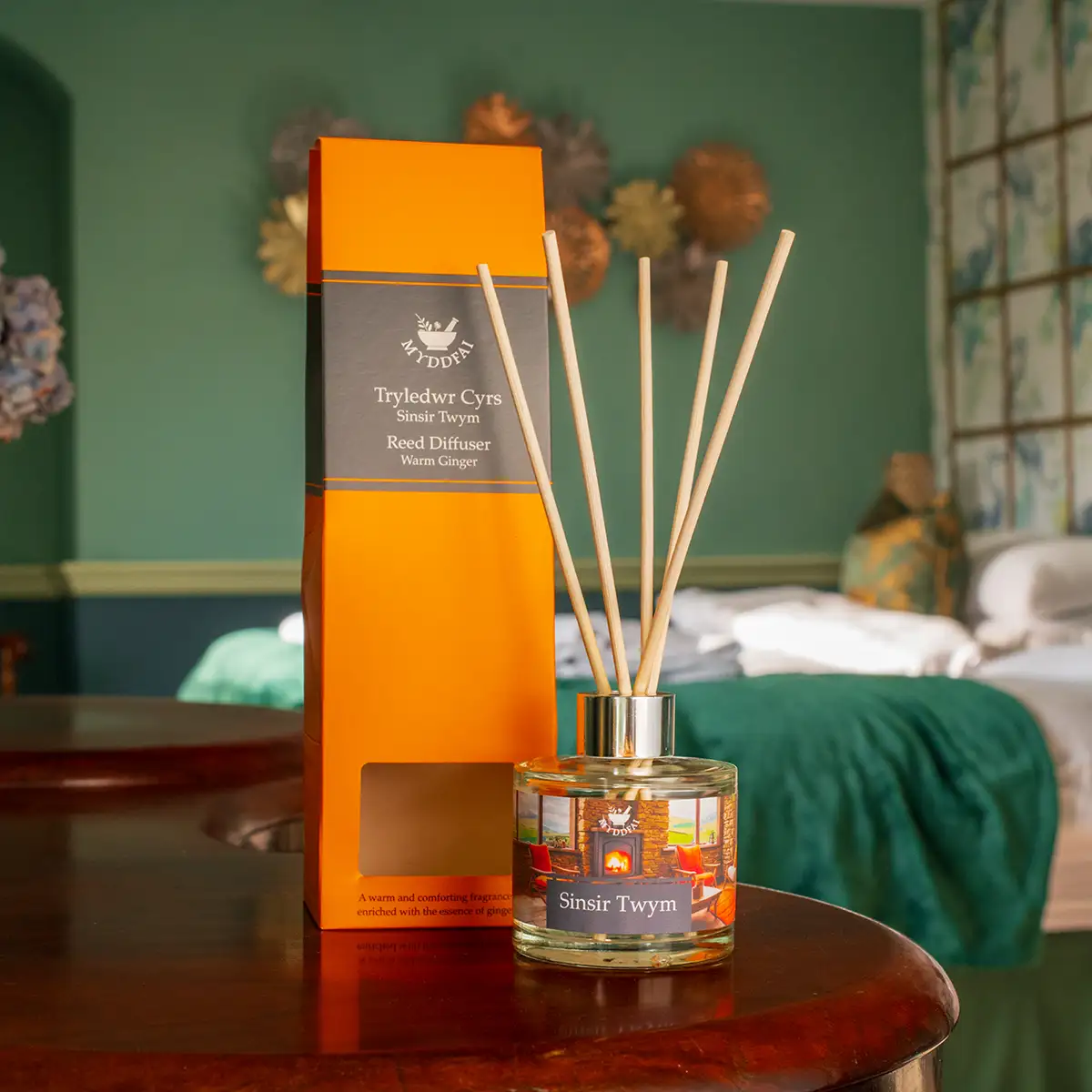 Myddfai Sinsir Twym / Warm Ginger Reed Diffuser