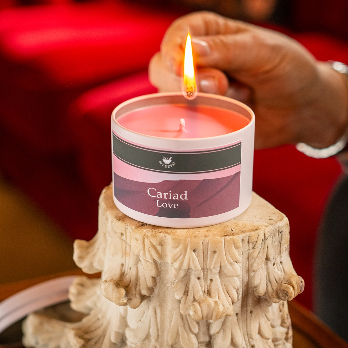 Myddfai Cariad / Love Candle