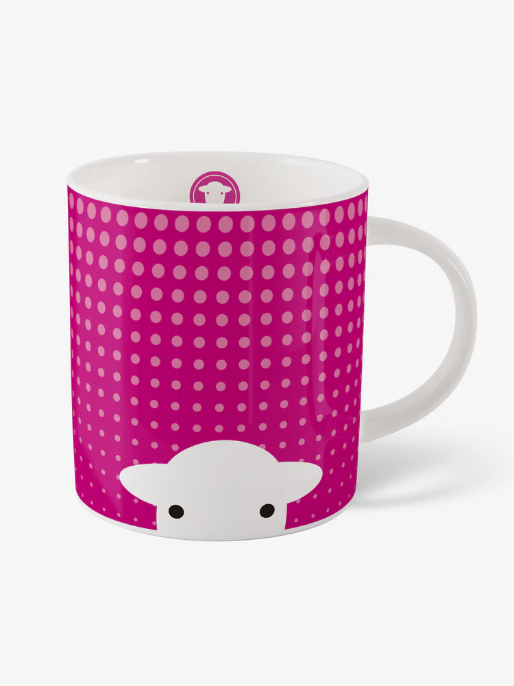 Herdy Peep in The Rain Mug - Pink