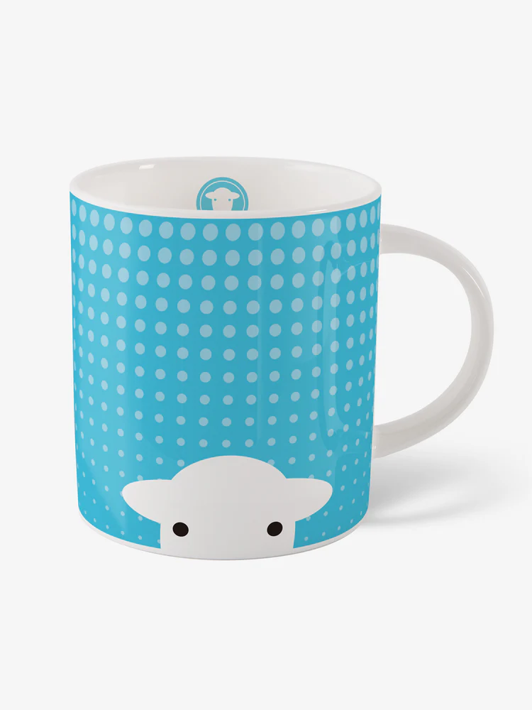 Herdy Peep in The Rain Mug - Blue