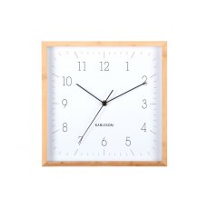 Karlsson Wall Clock Neat Cuadrado - White Karlsson Wall Clock Neat Cuadrado - White