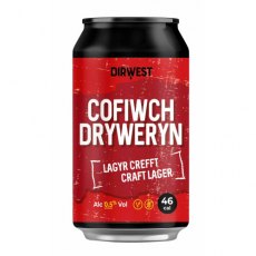 Dirwest Lagyr Cofiwch Tryweryn 0.5% 330ml