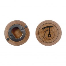 The Prisoner Bamboo Bottle Opener With Magnet The Prisoner Bamboo Bottle Opener With Magnet