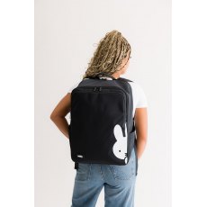 Miffy Travel Backpack Black With White Bunny