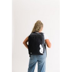 Miffy Travel Backpack Black With White Bunny