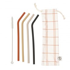 & Again Silicone Straws -4pk