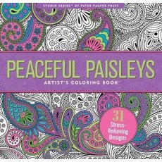 Peaceful Paisleys Colouring Book
