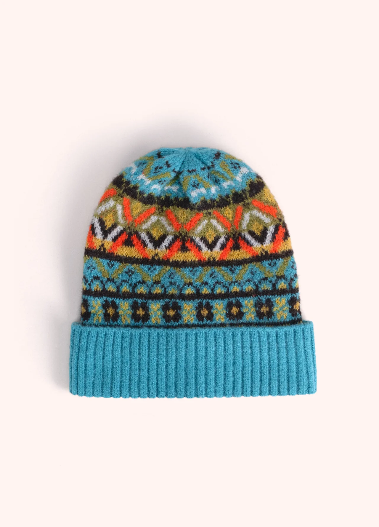 Powder Fair Isle Beanie - Teal Mix Powder Fair Isle Beanie - Teal Mix
