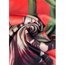 Powder Wool Mix Scarf - Tulip