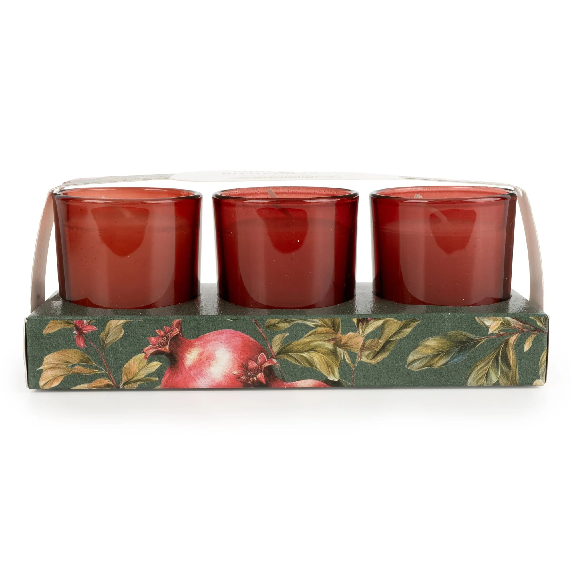 Candlelight Set of 3 Votive Candles - Forest Pine & Pomegranate Candlelight Set of 3 Votive Candles - Forest Pine & Pomegranate