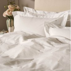 Sophie Allport Love Hearts Embroidery Pale/Natural Bedding