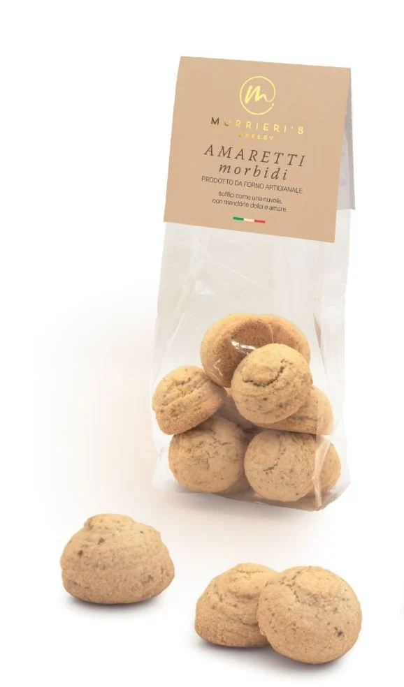 Murrieri Amaretti Morbidi (Soft Almond Amaretti In Bag) 130g Murrieri Amaretti Morbidi (Soft Almond Amaretti In Bag) 130g