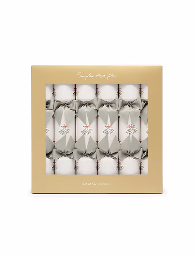 Sophie Allport Mistletoe Crackers - Set of 6 Sophie Allport Mistletoe Crackers - Set of 6