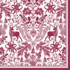 IHR Napkins Brimsley Red IHR Napkins Brimsley Red