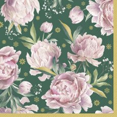 IHR Napkins Daphne Green Gold IHR Napkins Daphne Green Gold