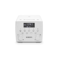 Roberts Sound 49 CD Clock Radio - White Roberts Sound 49 CD Clock Radio - White
