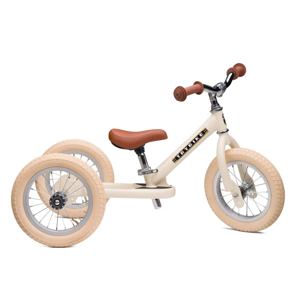 Trybike 2 in 1 Steel Balance Bike & Trike - CREAM Trybike 2 in 1 Steel Balance Bike & Trike - CREAM