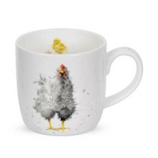 D/C   MM Curious Hen China Mug