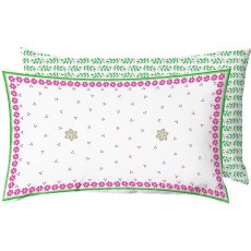 Gunda Red Green Cushion