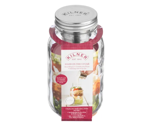 Kilner Food On The Go Jar 1 Litre