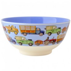 Men At Work Melamine Bowl