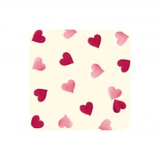 Pink Hearts S/4 Coasters