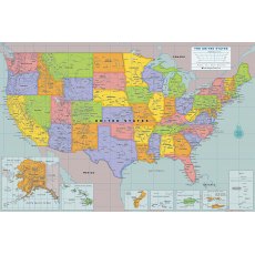 Wall Map USA