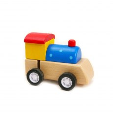 Wind Up Wooden Train