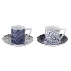 D/C   TBG Espresso Cup & Saucer S/2 - Ancona I