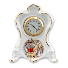 Peter Rabbit Porcelain Clock