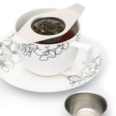 Le’Xpress Stainless Steel Double Handled Tea Strainer