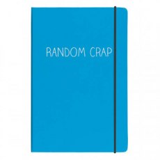 A5 Random Crap Notebook Blue