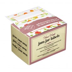 KitchenCraft Home Made Pack of 100 Assorted Jam Jar Labels