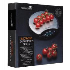 MasterClass Digital Cooking Scales 5kg Platform Round