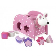 Pink Mouse Shape Sorter