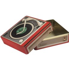 Vintage Record Player Tin Vintage Record Player Tin