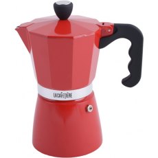 Classic Espresso 6 Cup Red