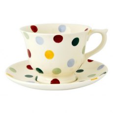 Emma Bridgewater Polka Dots Large Tea Cup & Saucer