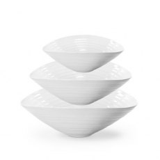 Sophie Conran  Salad Bowl Set Of 3 - White