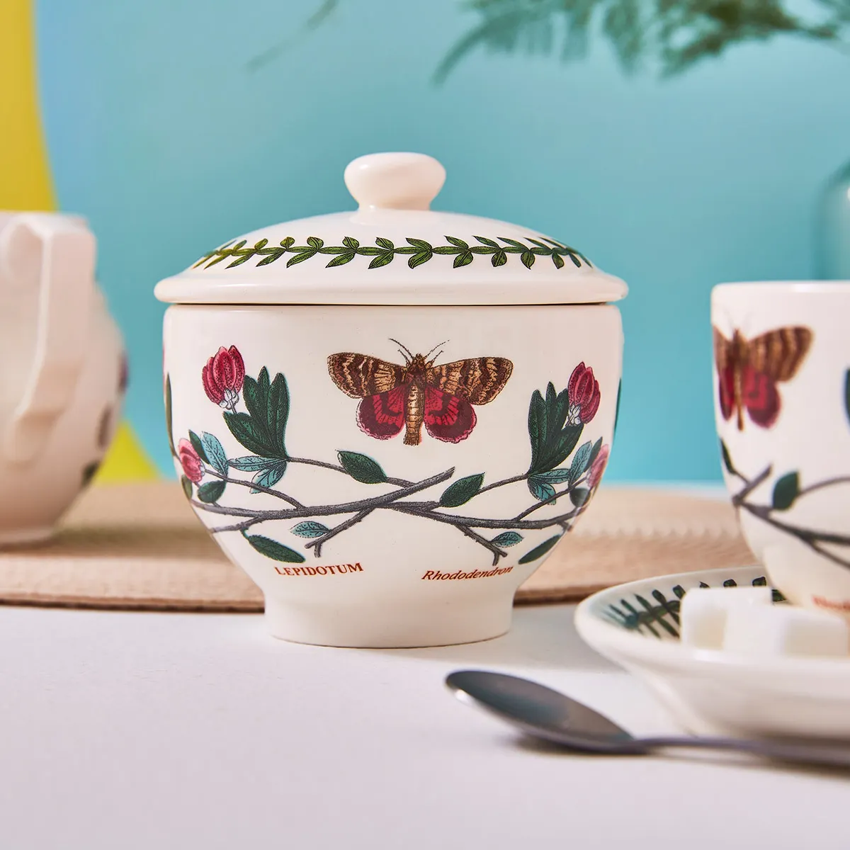 Botanic Garden Traditional Covered Sugar Bowl Botanic Garden Traditional Covered Sugar Bowl