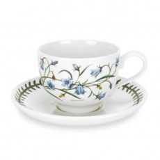SECONDS Botanic Garden Tea Cup & Saucer 7oz DRUM / TRADITIONAL - No Guarantee of Flower Design