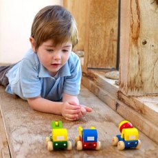 Orange Tree Toys First Trucks Wooden Toy Set