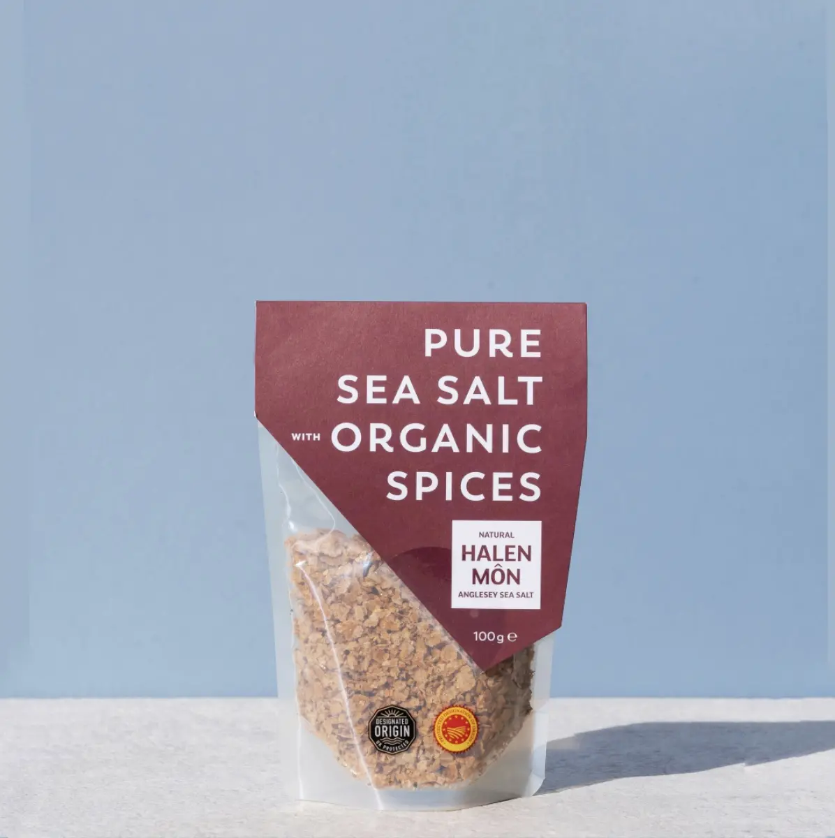 Halen Mon Organic Spiced Sea Salt 100g Pouch