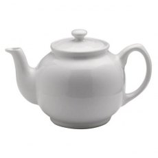 6 Cup Teapot White