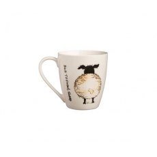 Back To Front Sheep Fine China Mug