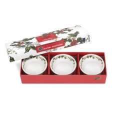 The Holly & Ivy Set of 3 Tealight Holder