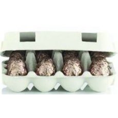 Cafe Tasse Box of 12 Dark Chocolate Praline Eggs 144g