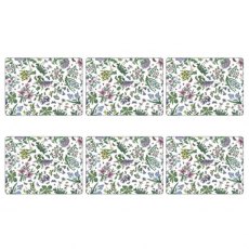 Botanic Garden Chintz Placemats Set 6